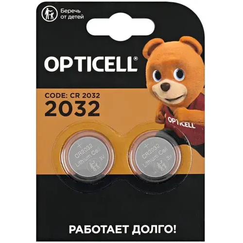 Батарейка Opticell (CR2032, 2 шт.)