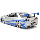 Коллекционная модель Jada Toys Fast & Furious 2002 Nissan Skyline GT-R R34 (97158)