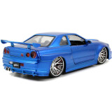 Коллекционная модель Jada Toys Fast & Furious 2002 Nissan Skyline GT-R R34 (97173)