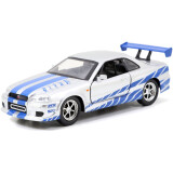 Коллекционная модель Jada Toys Fast & Furious 2002 Nissan Skyline GTR R34 (97184)