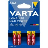 Батарейка Varta Long Life Max Power (AAA, 4 шт.) (04703101404)