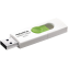 USB Flash накопитель 128Gb ADATA UV320 White/Green - AUV320-128G-RWHGN