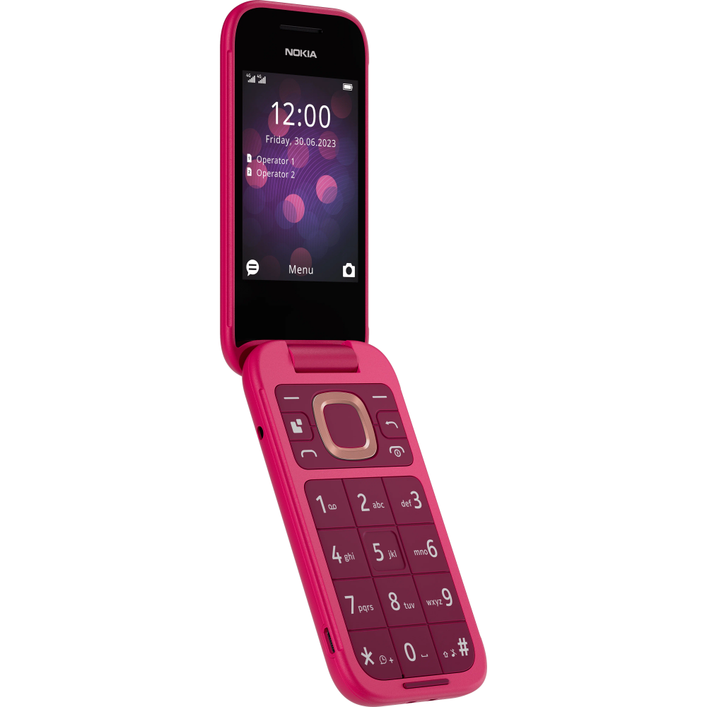 Телефон Nokia 2660 Dual Sim Pop Pink (TA-1469) - 1GF011PPC1A04