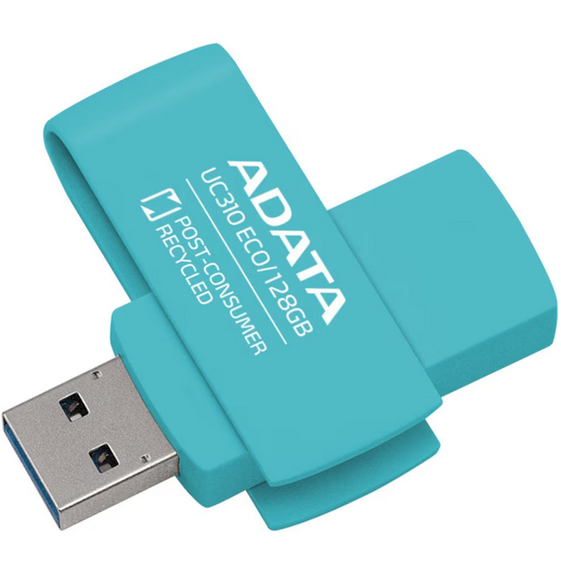 USB Flash накопитель 128Gb ADATA UC310 ECO Green - UC310E-128G-RGN