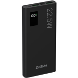 Внешний аккумулятор Digma DGPF10A22PBK
