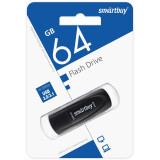 USB Flash накопитель 64Gb SmartBuy Scout Black (SB064GB3SCK)