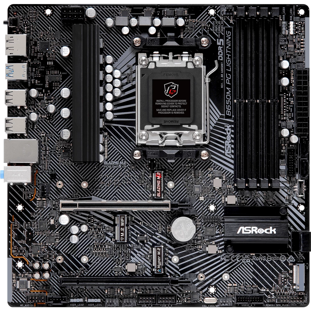 Материнская плата ASRock B650M PG Lightning