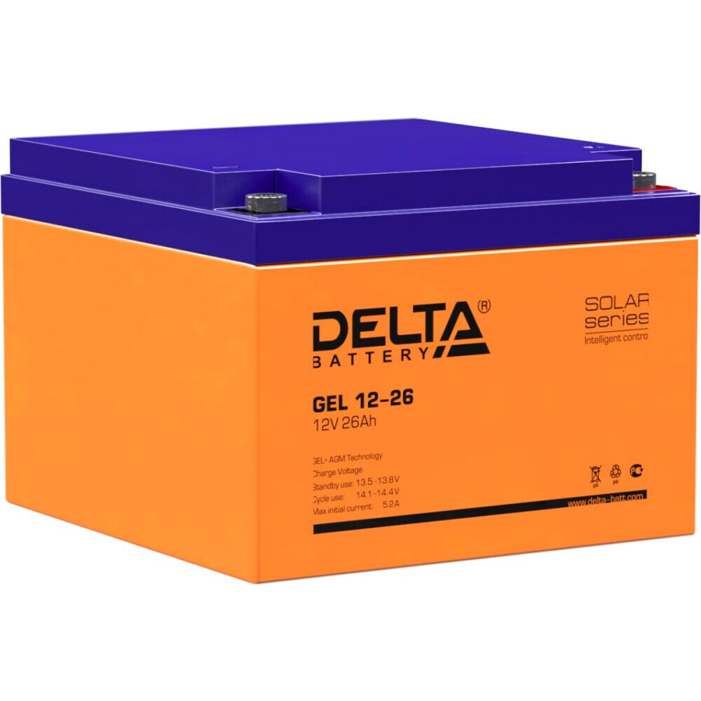 Аккумуляторная батарея Delta GEL 12-26