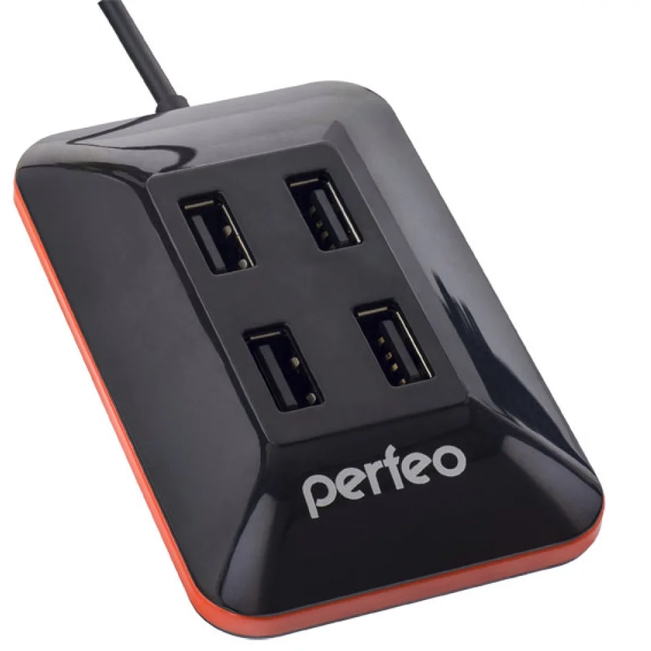 USB-концентратор Perfeo PF-VI-H028 Black - PF_A4527