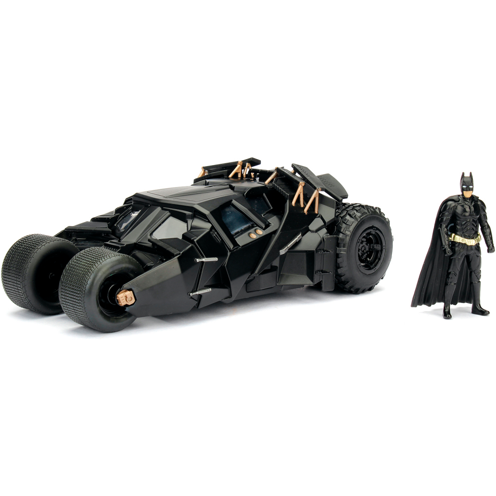 Коллекционная модель с фигуркой Jada Toys Metals Die-Cast The Dark Knight Batmobile & Batman - 98261