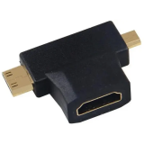 Переходник HDMI (F) - Micro HDMI/Mini HDMI (M), PREMIER 5-895-6