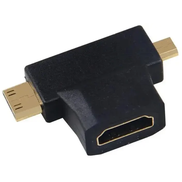 Переходник HDMI (F) - Micro HDMI/Mini HDMI (M), PREMIER 5-895-6