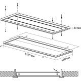 Светильник JazzWay PPL 1195/U Opal (40Вт, 4000К) (5045880)