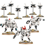 Миниатюры Games Workshop WH40K: T'au Empire Crisis Battlesuits (2022) (56-07)