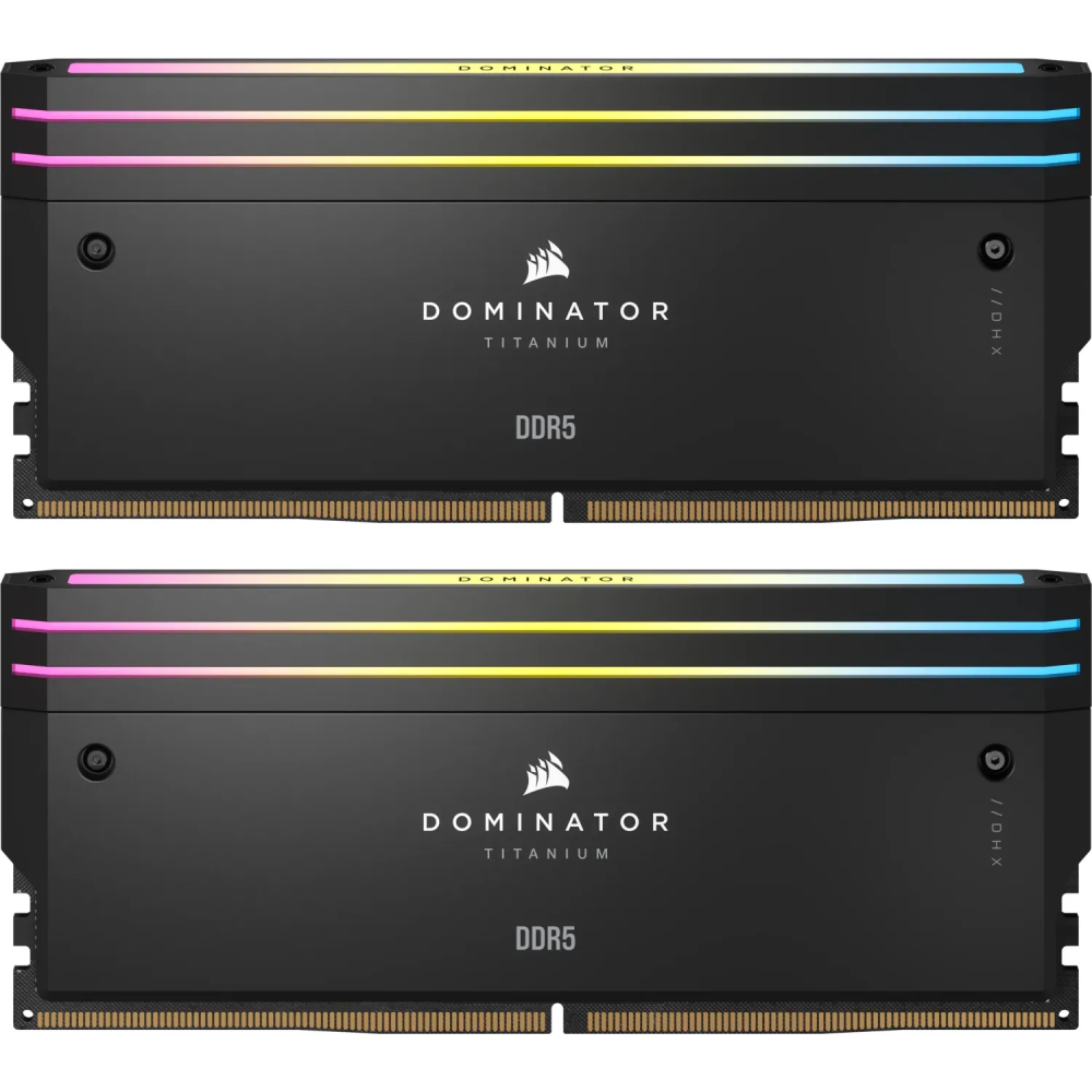 Оперативная память 96Gb DDR5 6600MHz Corsair Dominator Titanium RGB (CMP96GX5M2B6600C32) (2x48Gb KIT)