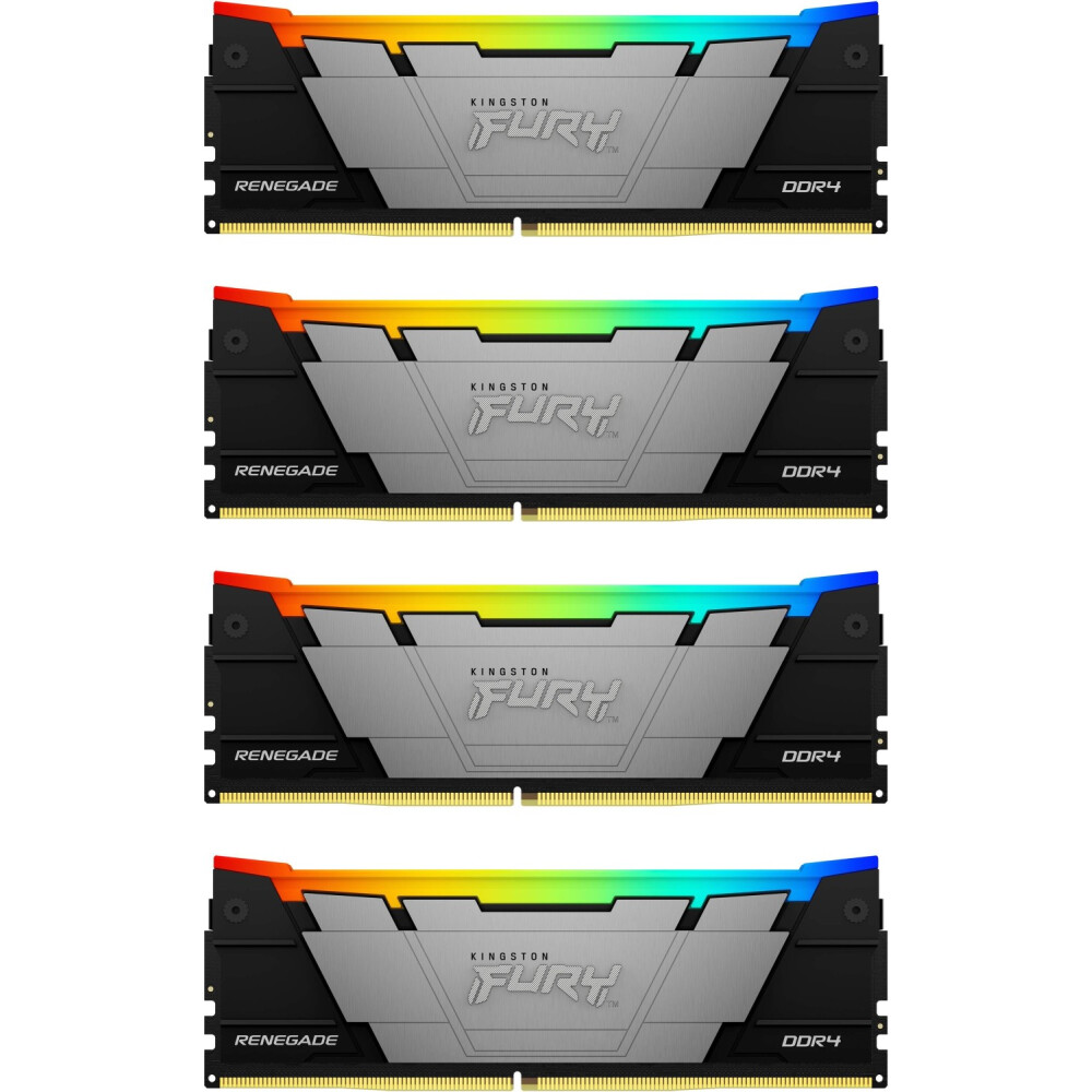 Оперативная память 128Gb DDR4 3200MHz Kingston Fury Renegade (KF432C16RB2AK4/128) (4x32Gb KIT)