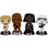 Фигурка Funko POP! Bobble Star Wars Luke/Chewbacca/Darth Vader/Stormtrooper (74138)