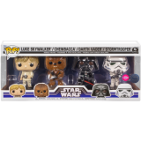 Фигурка Funko POP! Bobble Star Wars Luke/Chewbacca/Darth Vader/Stormtrooper (74138)