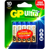 Батарейка GP 24A Ultra Plus Alkaline (AAA, 10 шт.) (4891199222177)