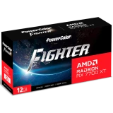 Видеокарта AMD Radeon RX 7700 XT PowerColor Fighter 12Gb (RX7700XT 12G-F/OC)