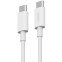 Кабель USB Type-C - USB Type-C, 1м, CUKTECH KLC-5499 White