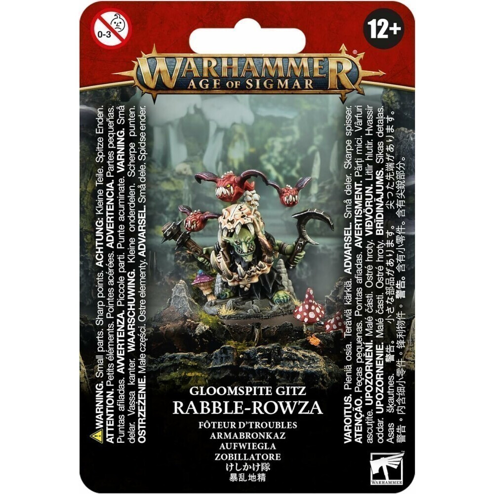 Миниатюра Games Workshop AoS: Gloomspite Gitz Rabble-Rowza - 89-84