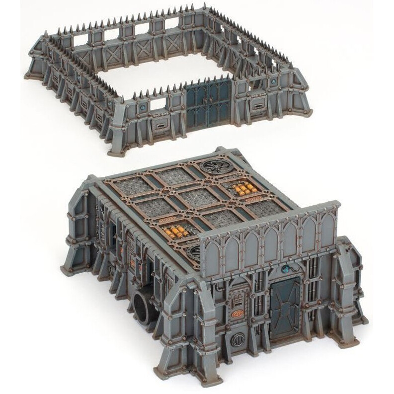 Миниатюра Games Workshop WH40K: Battlezone Fronteris STC Hab-Bunker & Stockades - 64-55