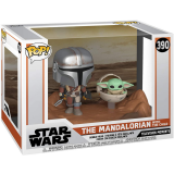 Фигурка Funko POP! TV Moments Bobble Star Wars Mandalorian Mandalorian & Child (49930)