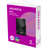 Внешний накопитель SSD 2Tb ADATA SE920 Black (SE920-2TCBK)