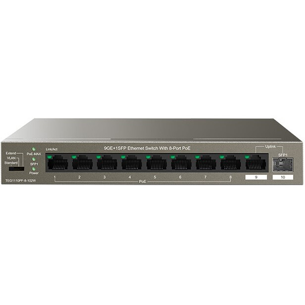 Коммутатор (свитч) IP-COM G1110PF-8-102W