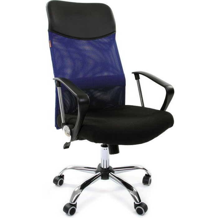 Офисное кресло Chairman 610 Black/Blue - 00-07021401