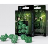 Набор кубиков Q Workshop Elvish Green & White Dice Set (SELV03)
