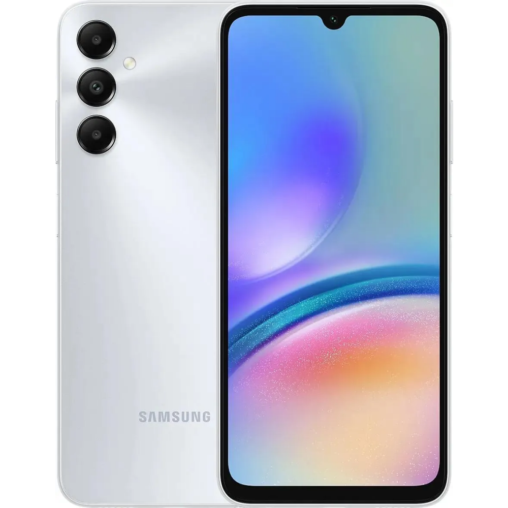 Смартфон Samsung Galaxy A05s 4/128Gb Silver (SM-A057FZSVSKZ): купить в  интернет магазине Регард Москва: цена, характеристики, описание, отзывы