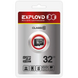 Карта памяти 32Gb MicroSD Exployd (EX0032GCSDHC10-W/A-AD)