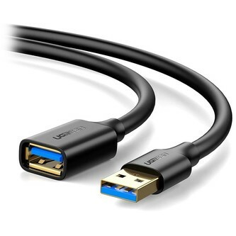 Кабель удлинительный USB A (M) - USB A (F), 1.5м, UGREEN US129 - 30126