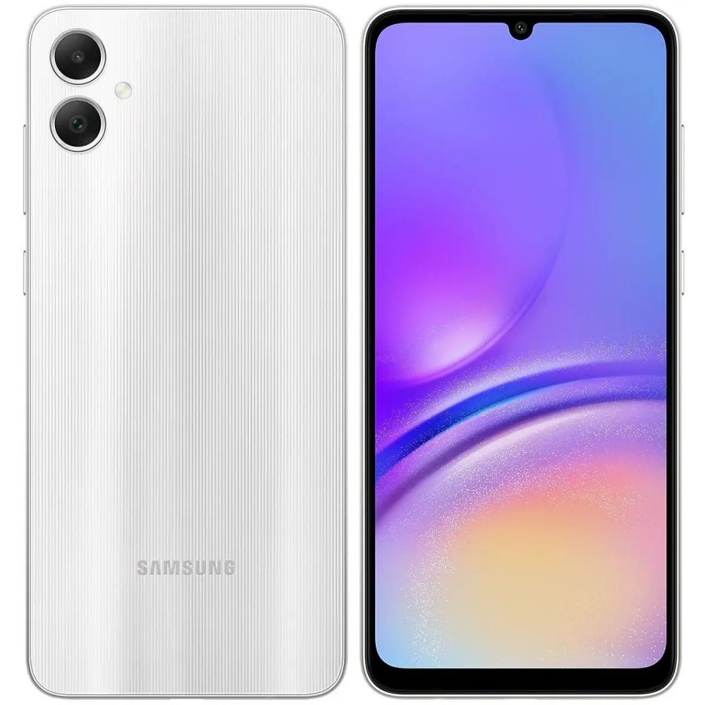 Смартфон Samsung Galaxy A05 4/64Gb Silver (SM-A055FZSDMEA): купить в  интернет магазине Регард Москва: цена, характеристики, описание, отзывы