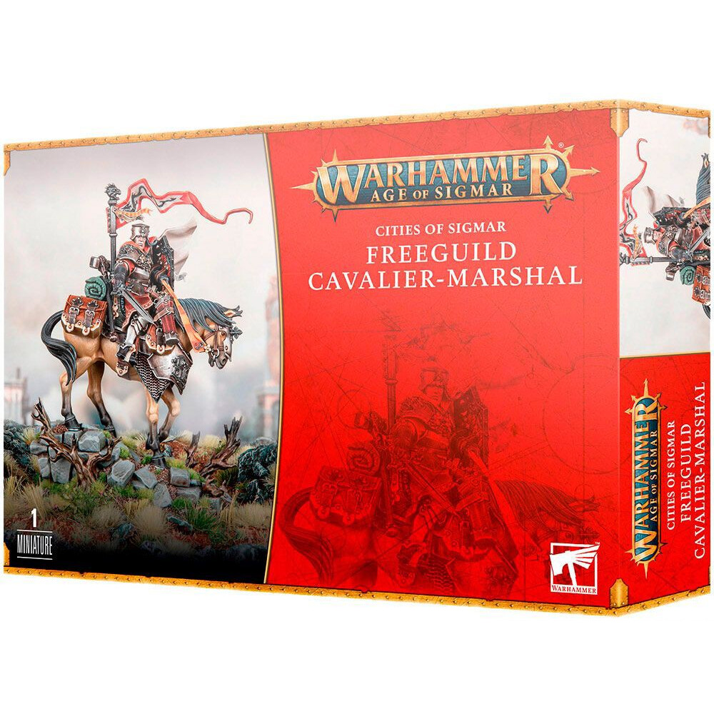 Миниатюра Games Workshop AoS: Cities of Sigmar Freeguild Cavalier Marshal - 86-05