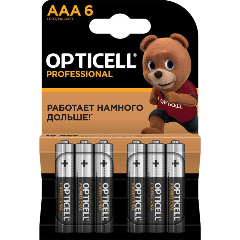 Батарейка Opticell Professional (AAA, 6 шт.) - 5052004