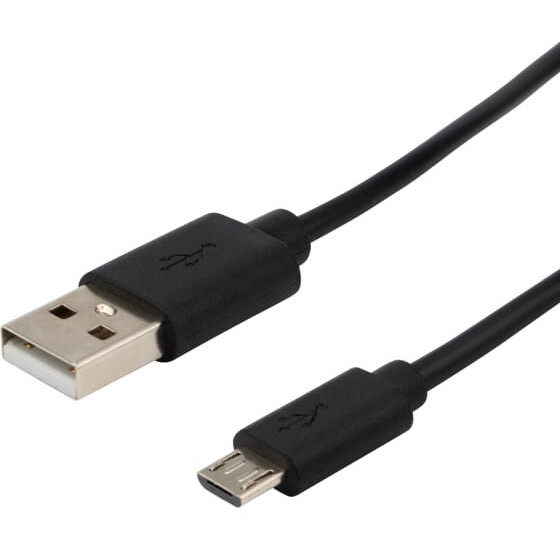 Кабель USB A (M) - microUSB B (M), 1м, Rexant 18-4268