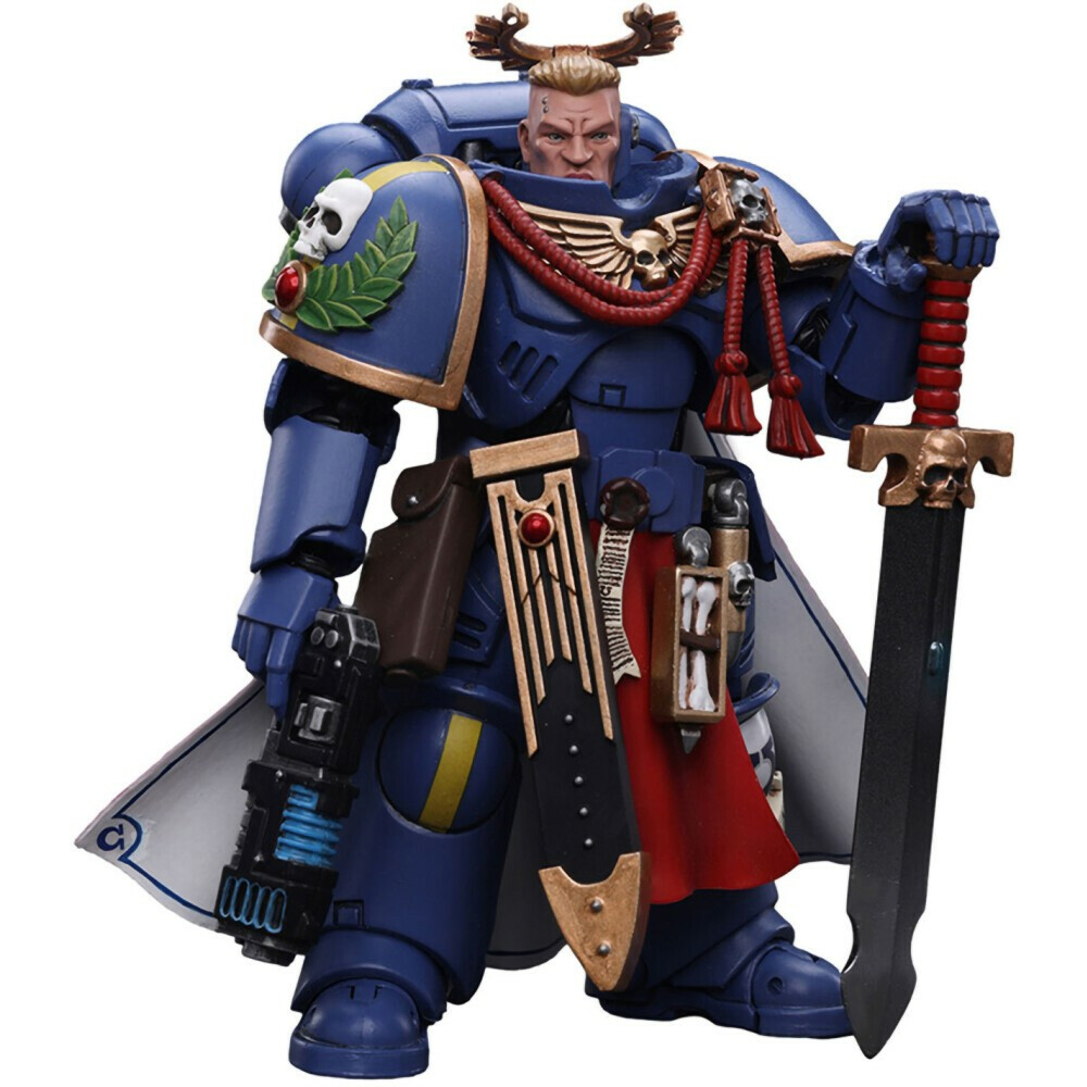 Фигурка JOYTOY Warhammer 40K Ultramarines Primaris Captain with Power Sword and Plasma Pistol - 6973130376441
