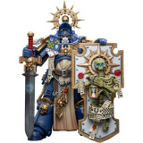 Фигурка JOYTOY Warhammer 40K Ultramarines Primaris Captain with Relic Shield and Power Sword (6973130376465)