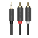 Кабель 3.5 Jack (M) - 2x RCA (M), 2м, UGREEN AV102 (10510)