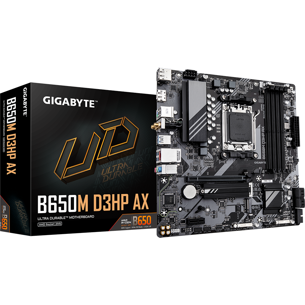 Материнская плата Gigabyte B650M D3HP AX: купить в интернет магазине Регард  Москва: цена, характеристики, описание, отзывы