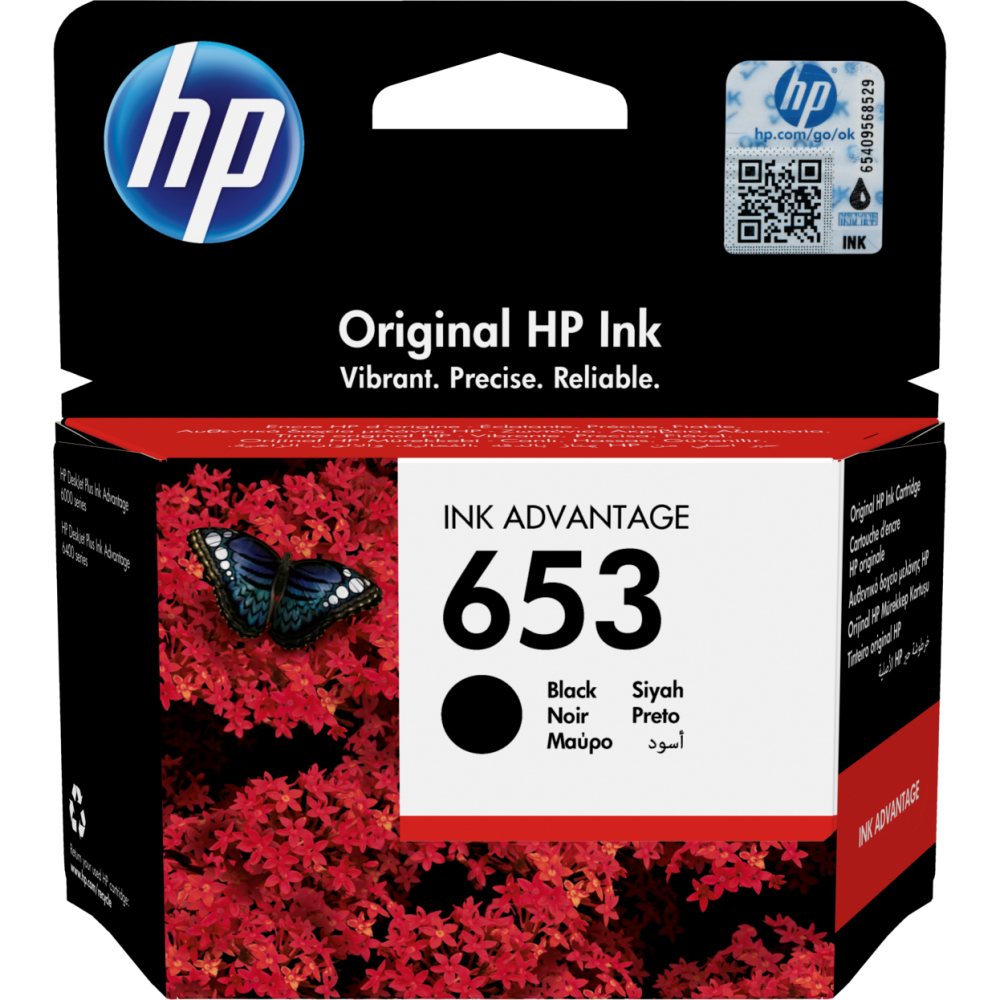 Картридж HP 3YM75AE (№653) Black