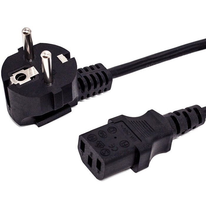 Кабель питания Schuko - IEC-320-C13, 1м, Filum FL-PC6-EU-C13-1M