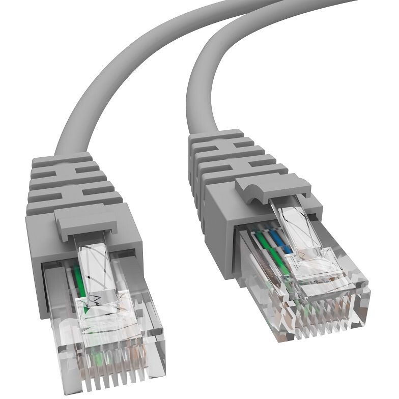 Патч-корд NTSS NTSS-PC-UTP-RJ45-6-0.3-LSZH-GY, 0.3м