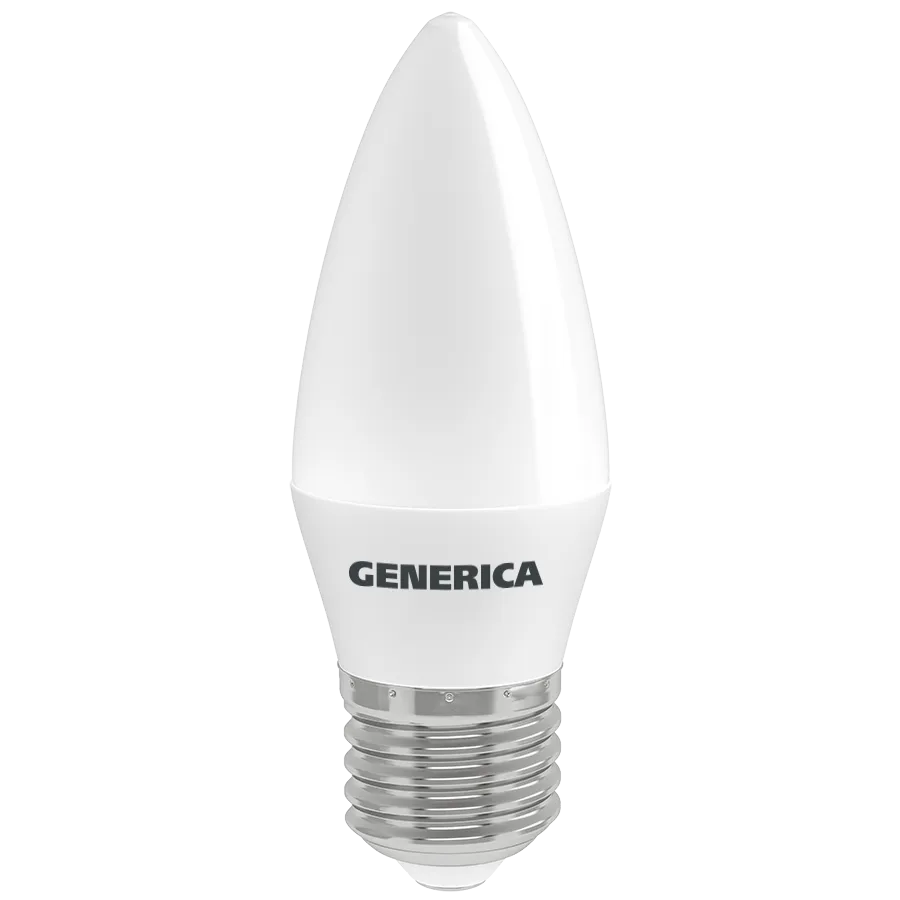 Светодиодная лампочка GENERICA LL-C35-08-230-40-E27-G (8 Вт, E27)