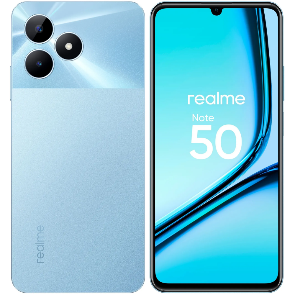 Смартфон Realme Note 50 4/128Gb Blue: купить в интернет магазине Регард  Москва: цена, характеристики, описание, отзывы