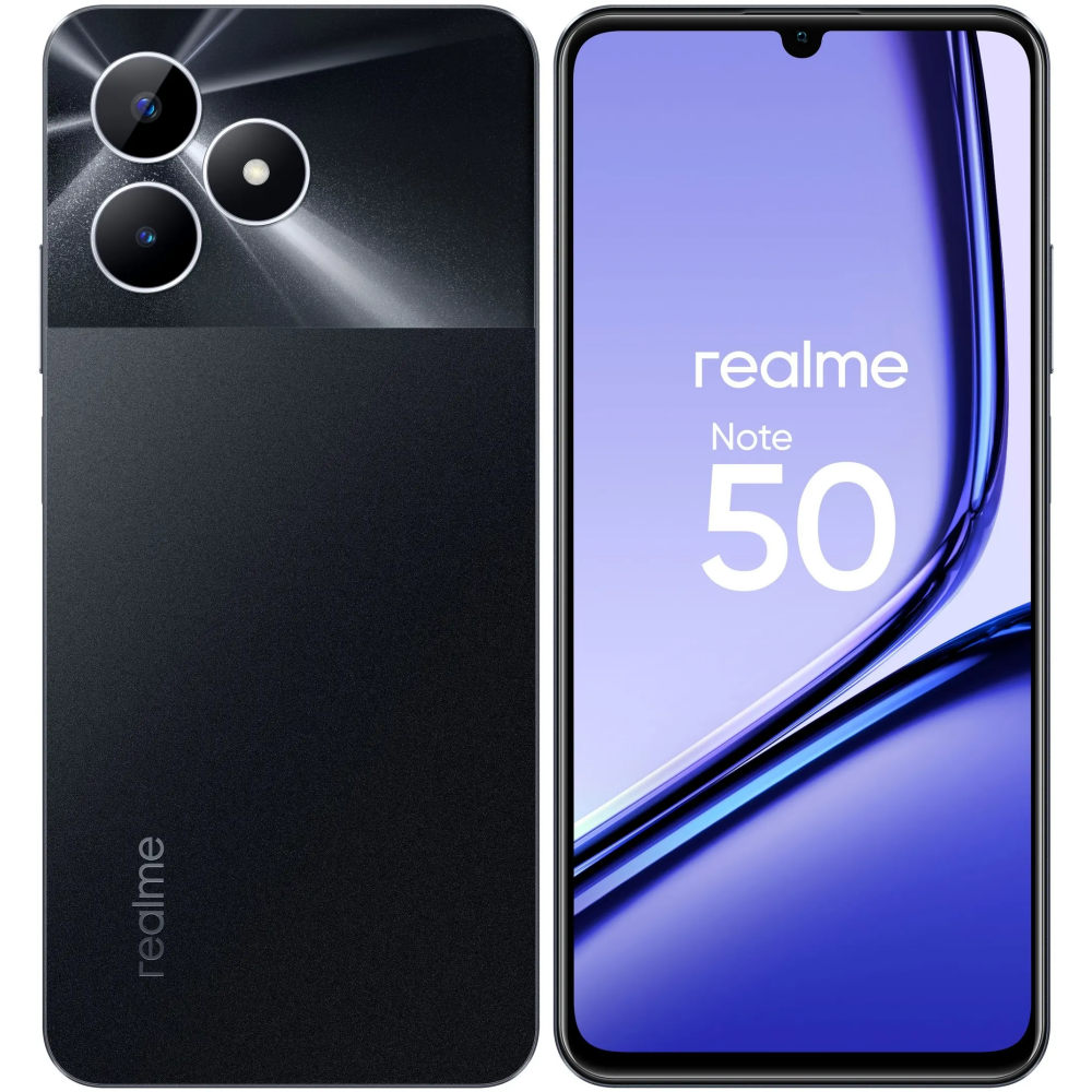 Смартфон Realme Note 50 4/128Gb Black: купить в интернет магазине Регард  Москва: цена, характеристики, описание, отзывы