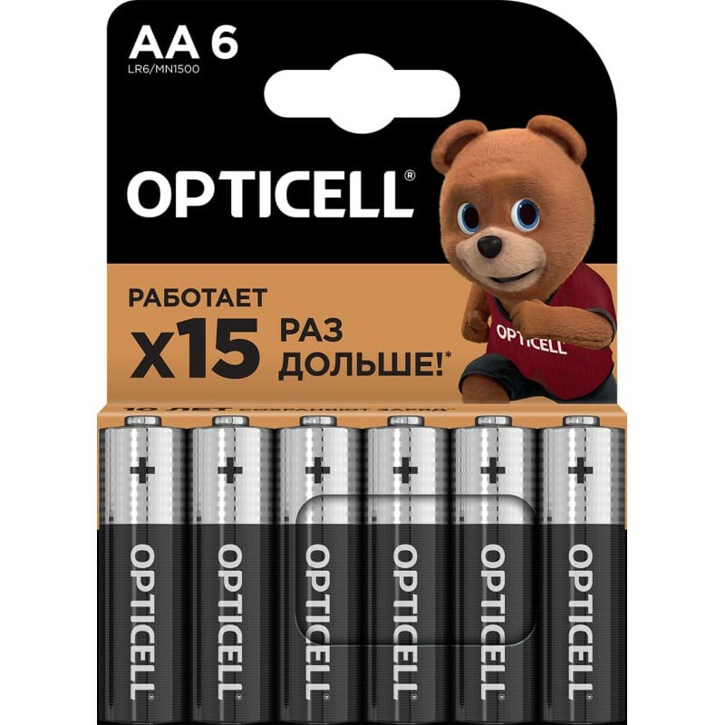 Батарейка Opticell Basic (AA, 6 шт.) - 5051006